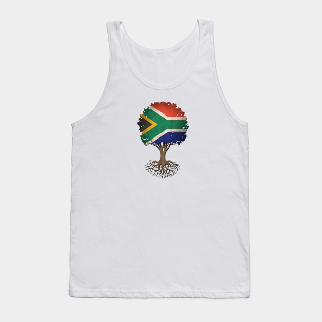 Tree of Life with South African Flag Tank Top by jeffbartels